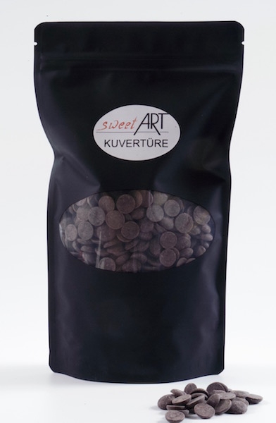 Callebaut dark chocolate 1 kg Callet, 54,5 % Cacao at sweetART